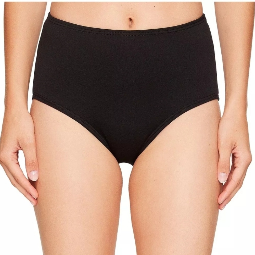 TYR Women's Solid High Waist Bikini BOTTOM- SZ10